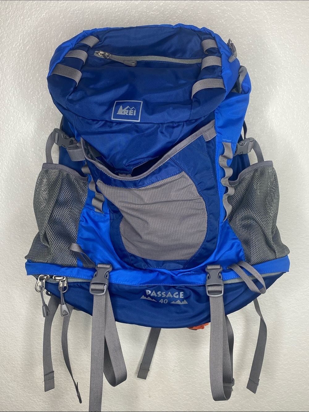 REI Royal Blue and Gray Passage 40 Daypack Backpack